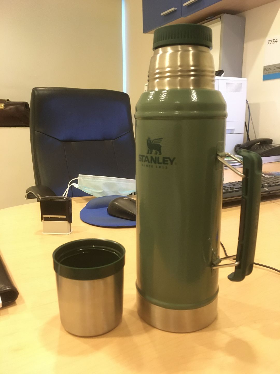 Customer photo review of Termo Stanley Classic Verde | 950 ml
