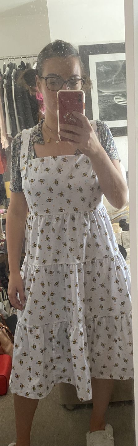 Customer photo review of Bees and Dots Polycotton Fabric