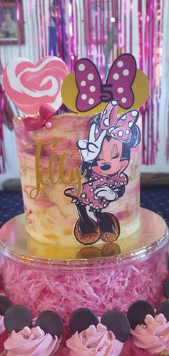 Customer photo review of 19 cm x 19 cm Square Pre-cut Custom Edible Icing Image