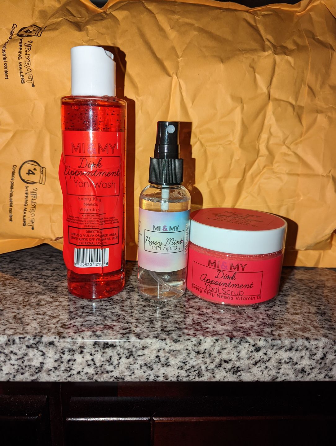 Customer photo review of D!ck Appointment Yoni Scrub