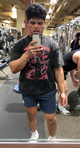 Customer photo review of Harajuku Style Vintage Washed "Pain" Oversized Tee