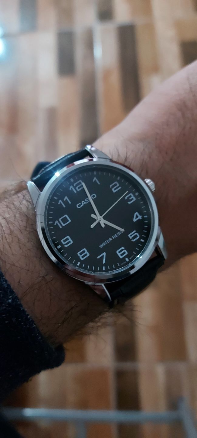 Customer photo review of Reloj Casio Análogo MTP-V001L-1BUDF Negro Correa de Cuero