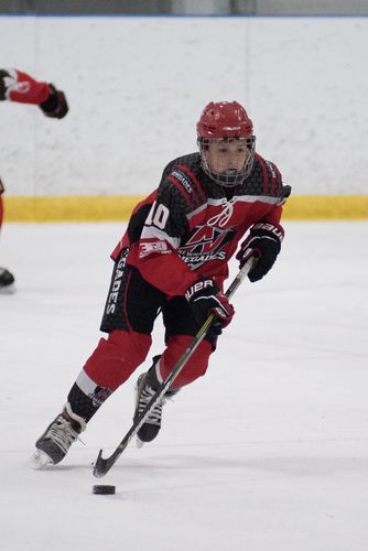 Customer photo review of Warrior Alpha QX Pro Intermediate Hockey Stick
