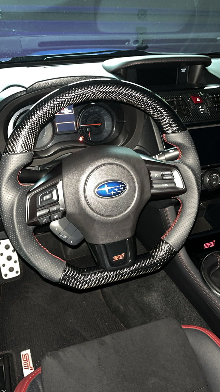 Customer photo review of 2015-21 Carbon D-Shape Steering Wheel