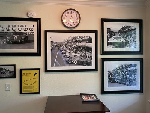 Customer photo review of 24 Hours Of Le Mans Race Track Poster
