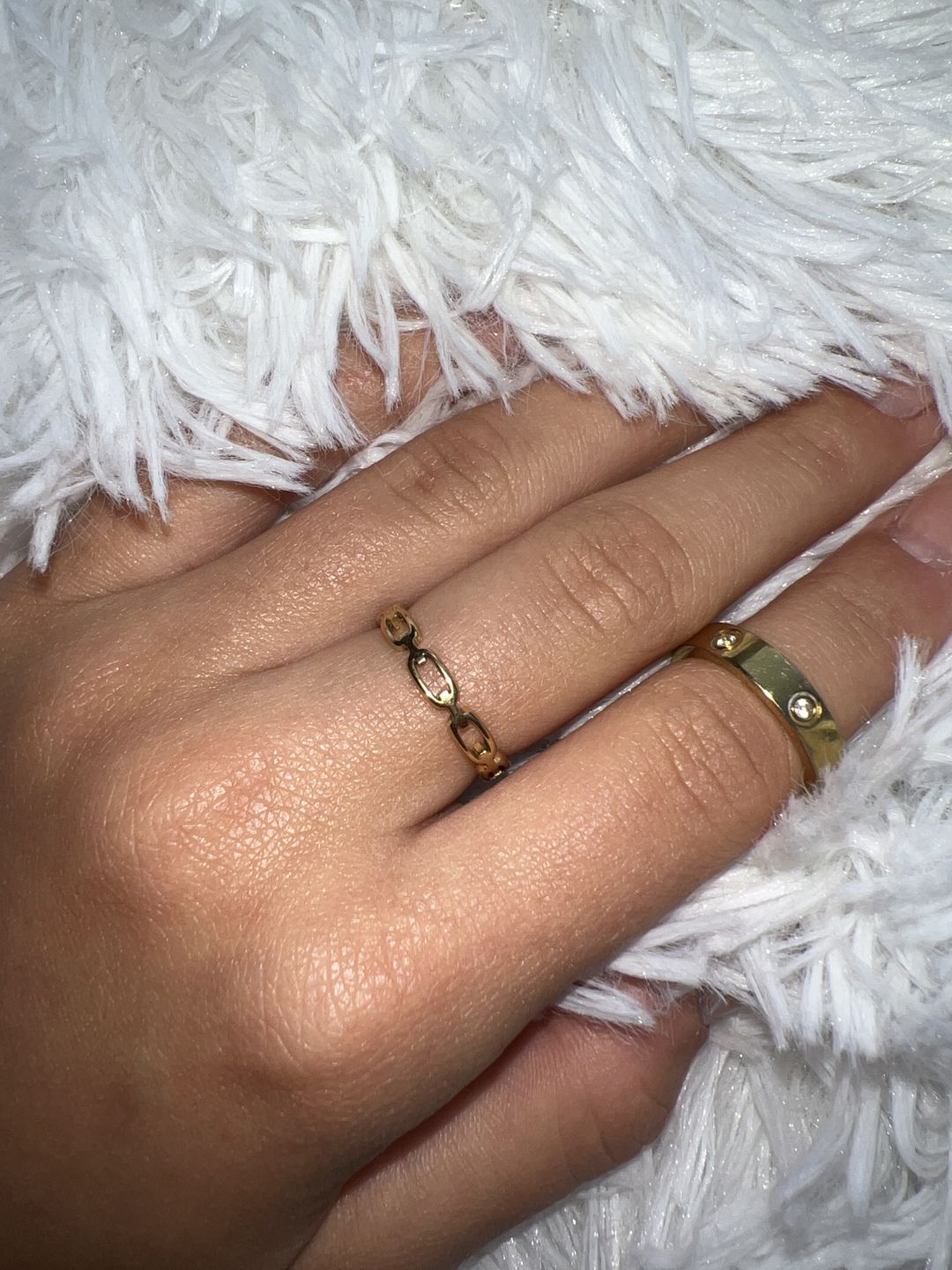 Customer photo review of Element Ring | 18K vergoldet