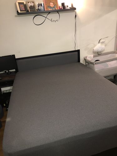 Customer photo review of 4 Way Stretchable Elastic Fitted Bedsheet