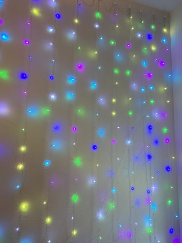 Customer photo review of DormVibes Color Changing Wall Lights