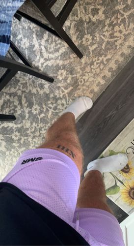 Customer photo review of The Athletic Short - Lavender