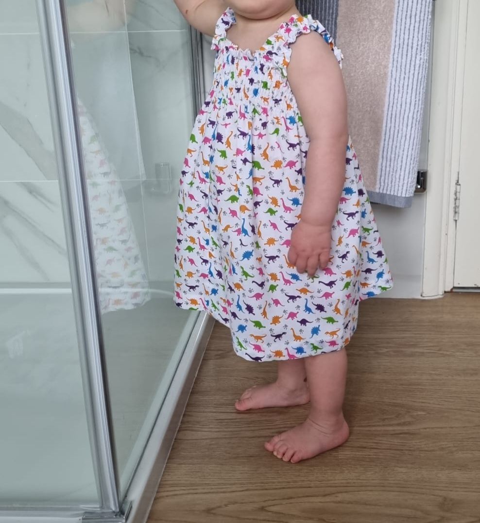 Customer photo review of Mini Dinosaurs Polycotton Fabric