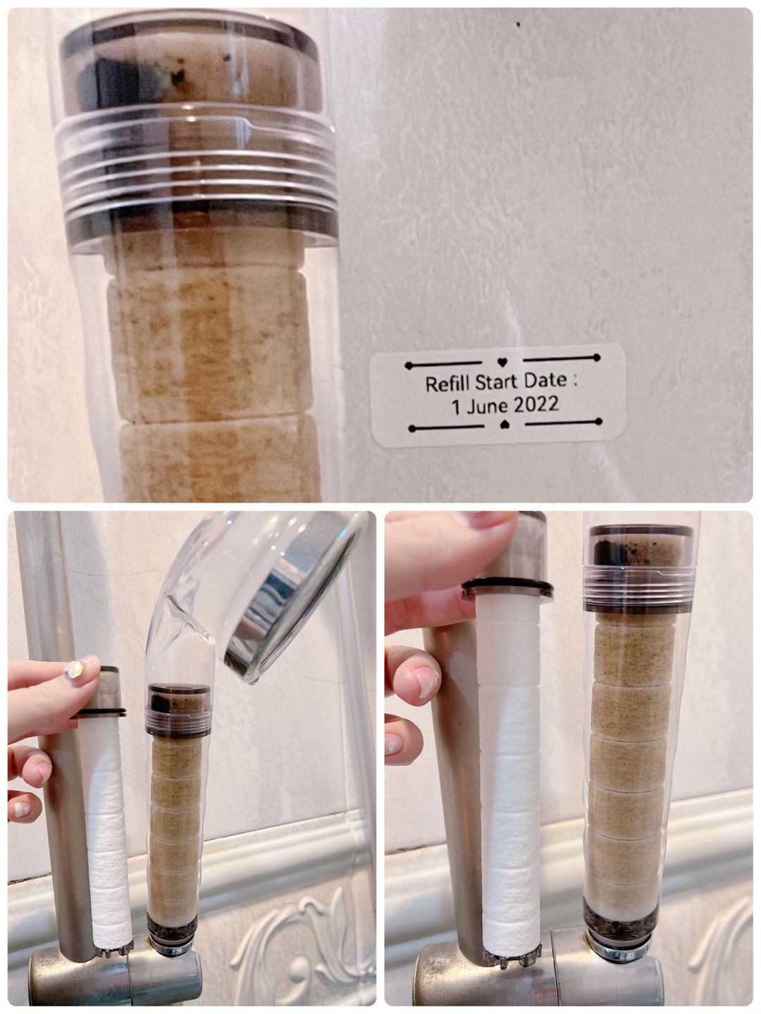 Customer photo review of Bodyluv Puresome Filter