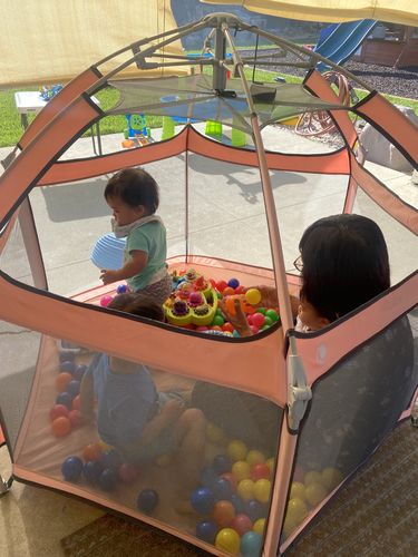 Customer photo review of Pop N' Go® Playpen