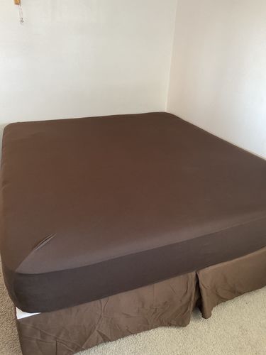 Customer photo review of 4 Way Stretchable Elastic Fitted Bedsheet