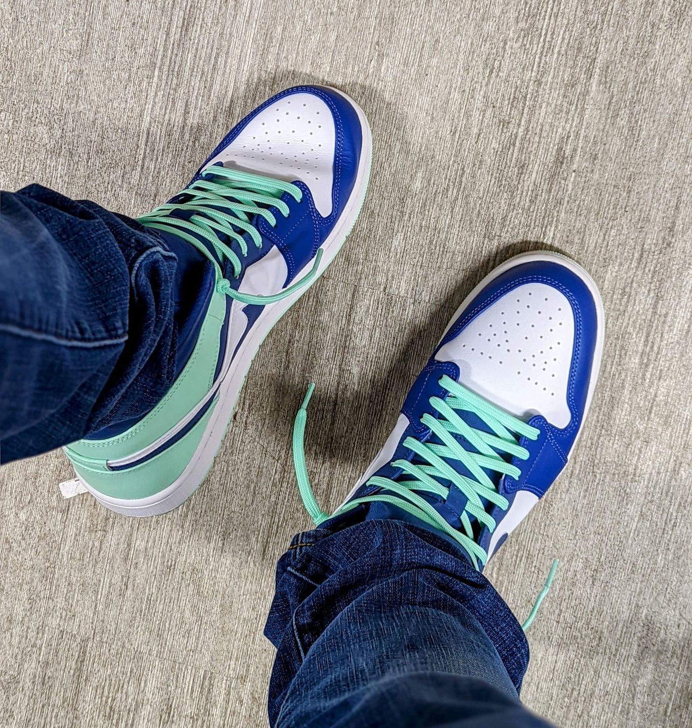 Customer photo review of Flat Standard Shoe Laces - Solids