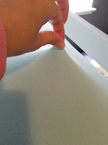 Customer photo review of 4 Way Stretchable Elastic Fitted Bedsheet