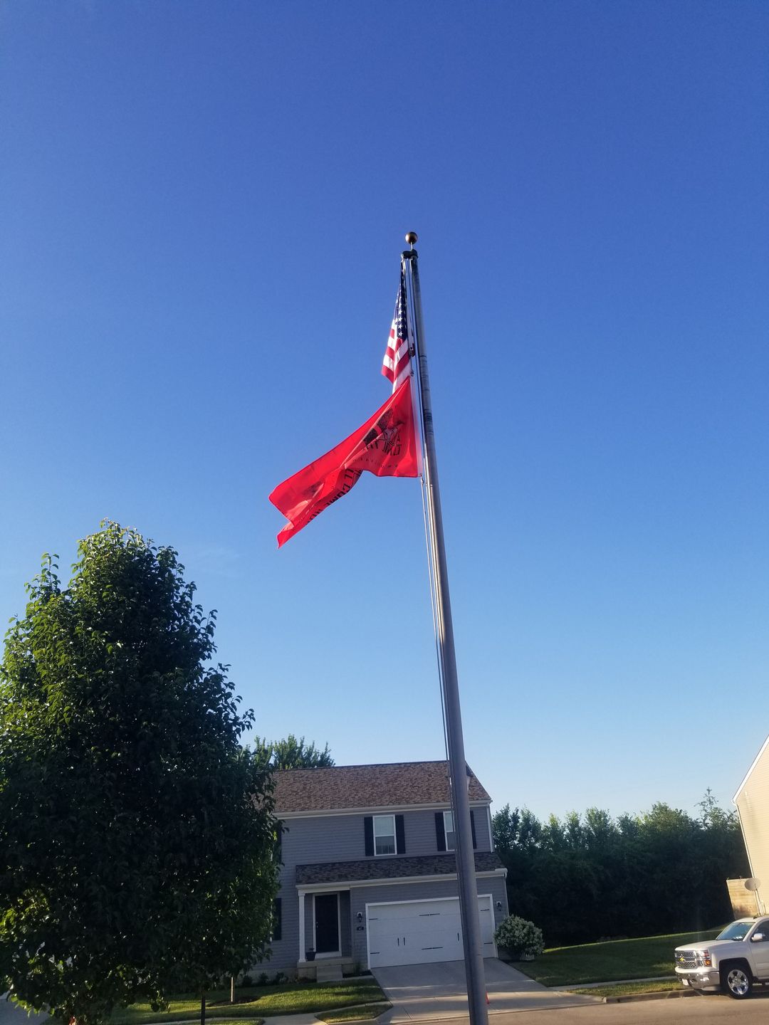 Customer photo review of RED Friday - Flag
