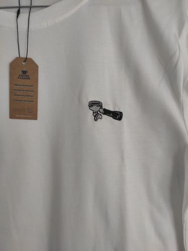 Customer photo review of Siebträger | Besticktes Organic Bio Baumwoll-T-Shirt