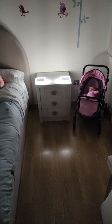 Customer photo review of TSUN 5x5 inch Solar Post Lights Three-Color Switch