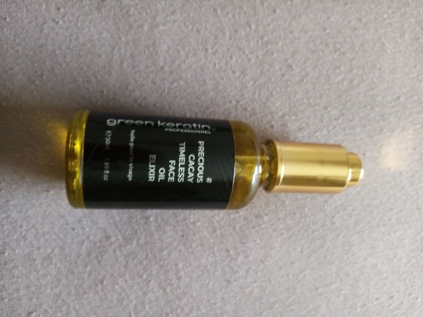 Customer photo review of Precious Cacay Timeless – Elixir Nourrissant pour le Visage
