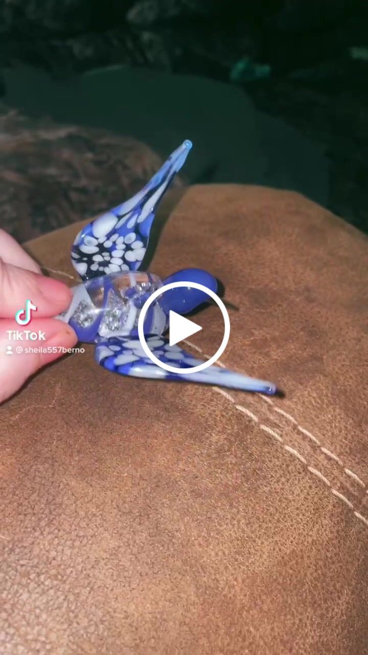 Customer video review of Blue Glass Hummingbird with Infused Ash