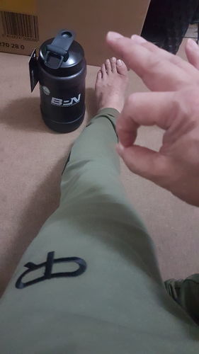 Customer photo review of PR Stripe Joggers- PR207- Army Green