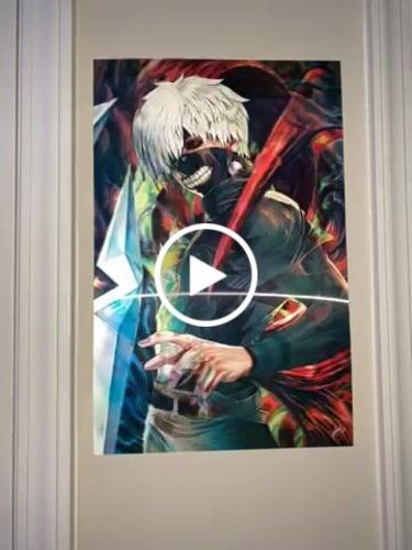 Customer video review of 3D Triple Transition [The One-Eyed King] Lenticular Print