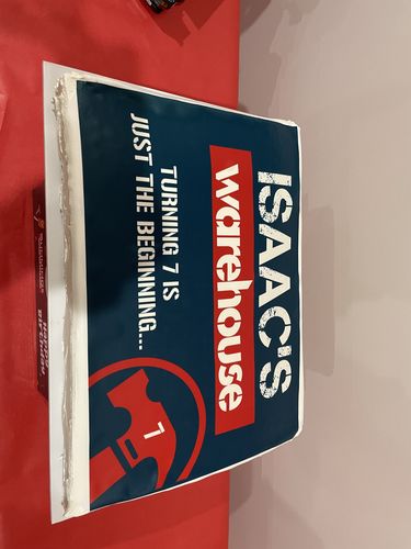 Customer photo review of A3 Rectangle Custom Edible Icing Image