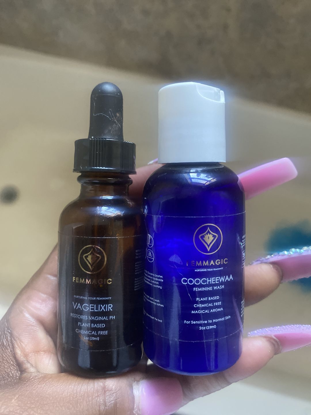 Customer photo review of Coocheewa + Vagelixir Travel Size  - Bundle