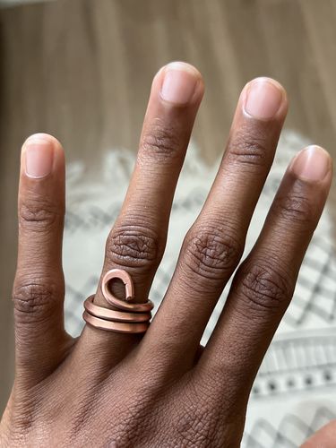 Customer photo review of Copper Ring | ¥EEN $tack