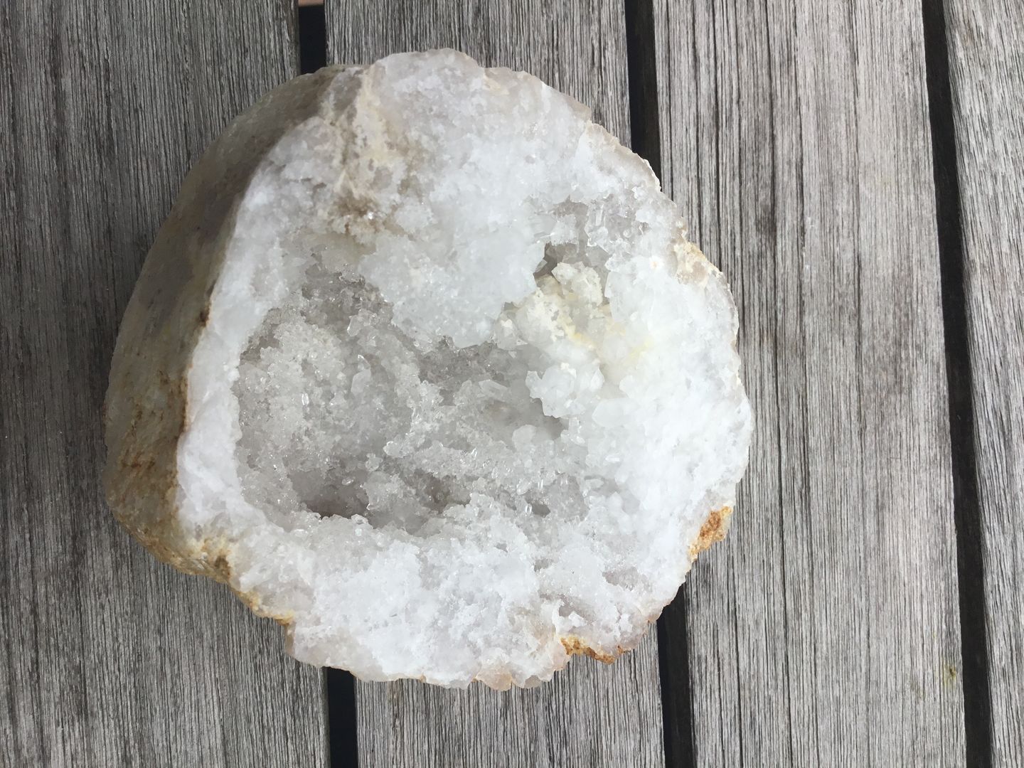 Customer photo review of Géode de quartz