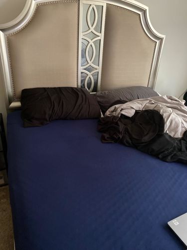 Customer photo review of 4 Way Stretchable Elastic Fitted Bedsheet