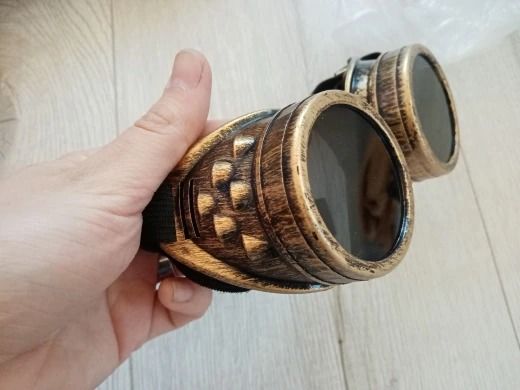 Customer photo review of Original Steampunk Goggles