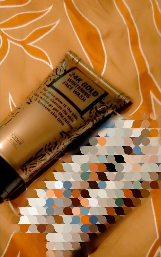 Customer photo review of 24K GOLD – BEST WHITENING FACE WASH