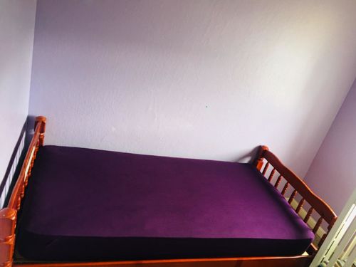 Customer photo review of 4 Way Stretchable Elastic Fitted Bedsheet