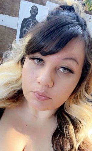 Customer photo review of Kanami Blue Colored Contact Lenses