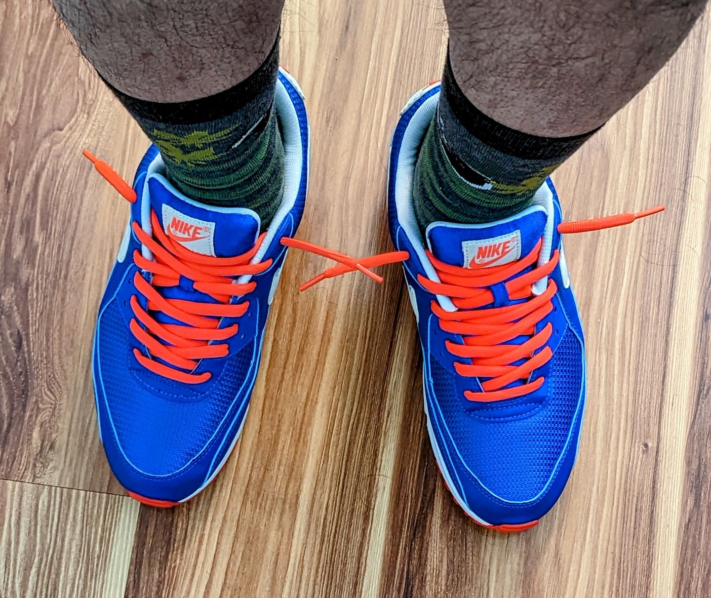 Customer photo review of Thick Oval Shoe Laces (Nike SB Laces)
