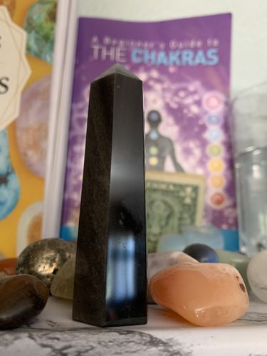 Customer photo review of Silver Sheen Obsidian Towers