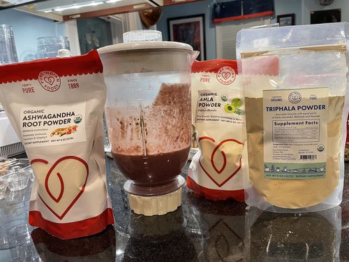 Customer photo review of Amla Powder Fine Ground, Certified Organic - 8 oz