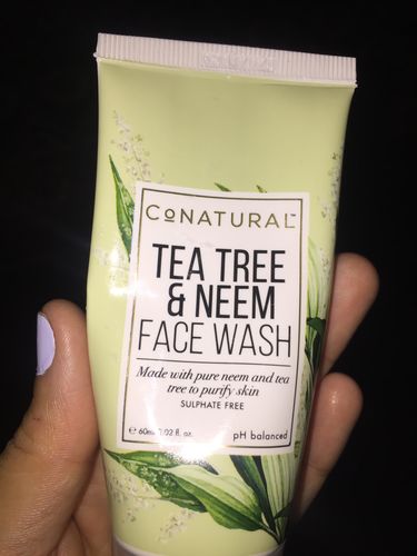 Customer photo review of Tea Tree & Neem Face Wash