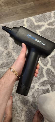 Customer photo review of Achedaway Pro Percussion and Vibration Massager (Black)