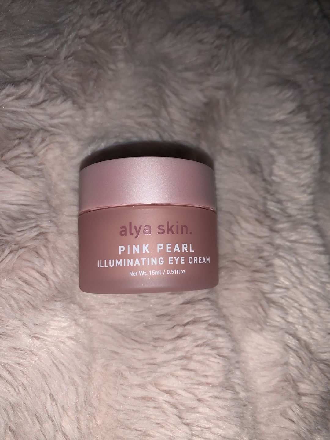 Customer photo review of Pink Pearl Illuminating Eye Cream