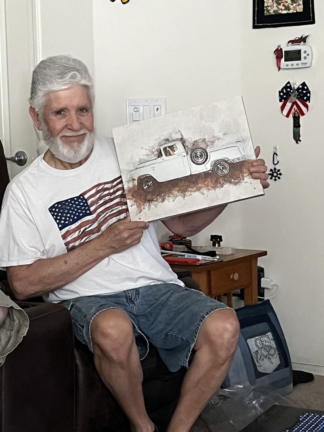 Customer photo review of Personalized Car photo Painting