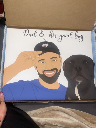 Customer photo review of Custom Fur-mily Portrait