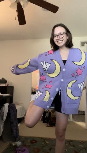 Customer photo review of Sleepy Sailor Cardigan