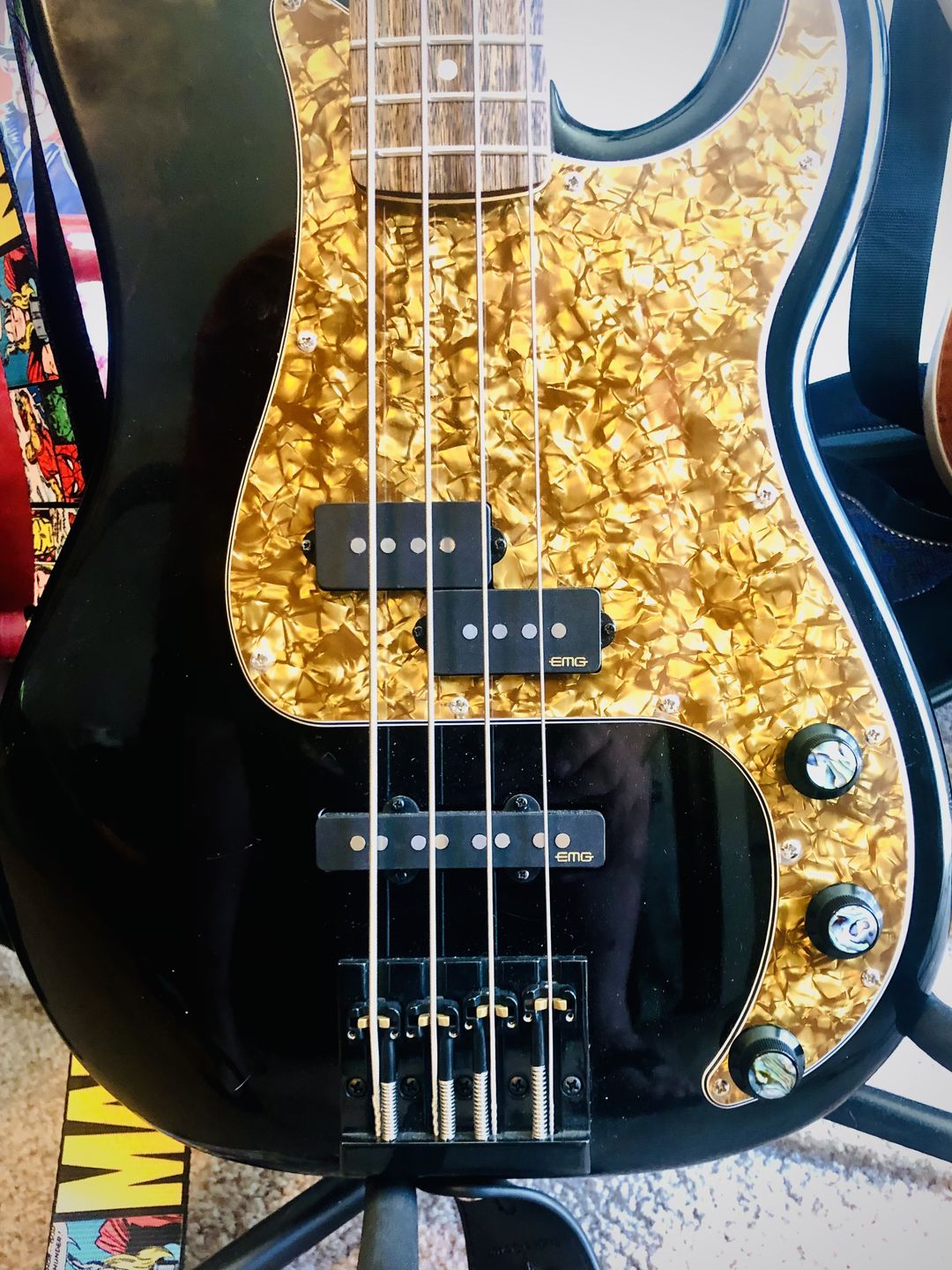 Customer photo review of 4 String KickAss™ Bass Bridge