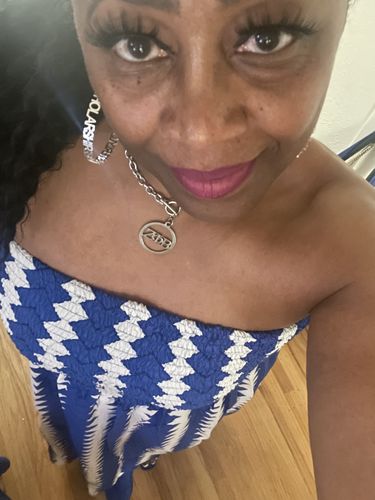 Customer photo review of Maxi Dress/ Elastic