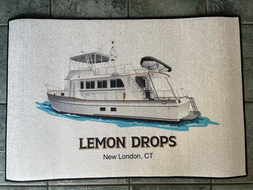Customer photo review of Custom Indoor/Outdoor Dock Mat