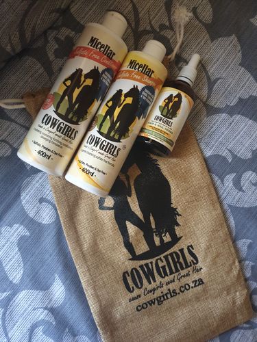 Customer photo review of Micellar Sulfate-Free Shampoo & Conditioner Combo with Hair & Nail Herbs