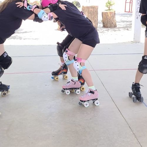 Customer photo review of Prostar Roller Skates - Bubblegum Pink