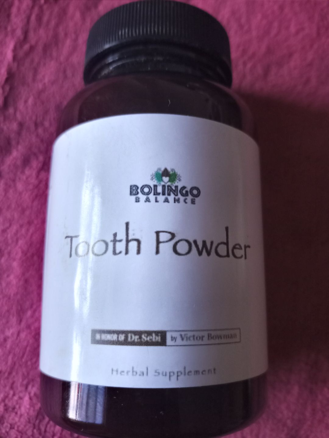 Customer photo review of Tooth Powder